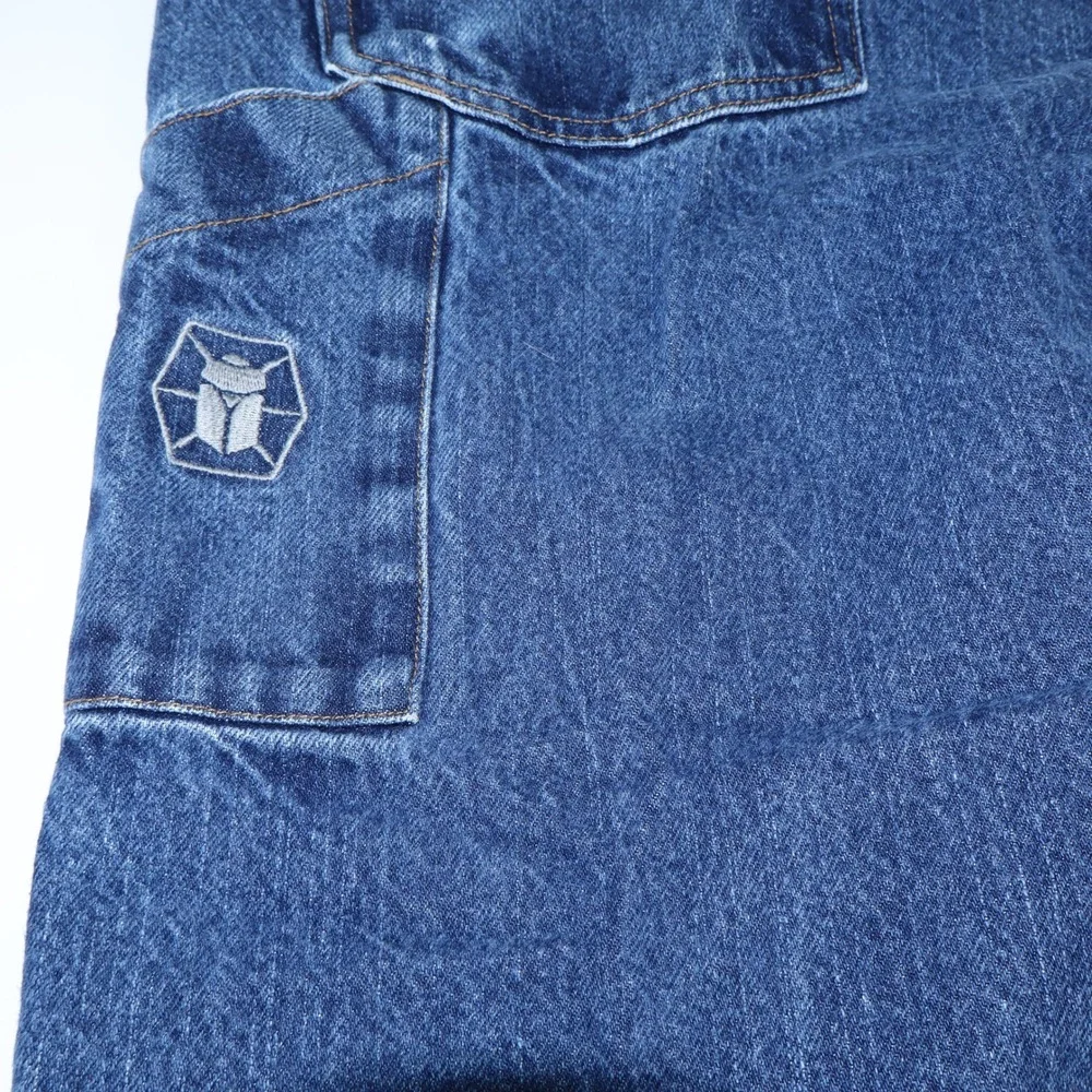 Kitanica Mens Tactical Denim Jeans Made in USA Dark Wash Straight Leg Size 36x30